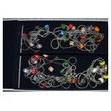 (12) Months of the Year Charm Slide Bead Necklace