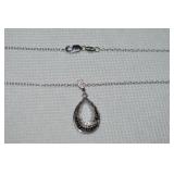 Danbury Mint 925 Sterling Waves of Wonder Black