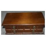 Vintage Price Products Wooden Jewelry Box