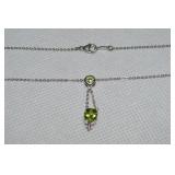 Lenox 925 Sterling Elegant Impression Peridot