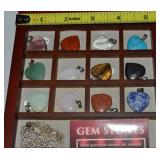 Boxed Set of (12) Hearts Pendants w/ Chain &