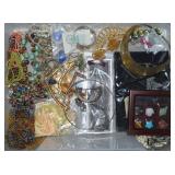 Small Tote of Nice Costume Jewelry #1