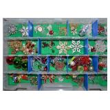 Lidded Small Tote Full of Christmas Jewelry #3