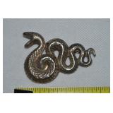 925 Sterling Snake Brooch