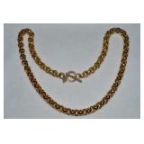 Anne Klein Goldtone Heavy "O" Link Chain Necklace