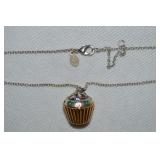 Lenox 3D Cupcake Pendant Necklace