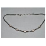 Brighton Silvertone w/ Gold Accents Necklace