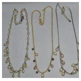 (3) Pearl Necklaces w/ Avon +