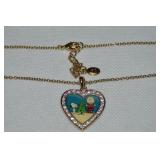 Danbury Mint Goldtone Peanuets Charlie Brown