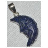 Charles Albert 925 Sterling Lapiz Lazuli Man in