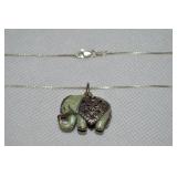 Lenox 925 Sterling Reversible Double Luck Elephant