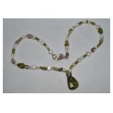Amy Peters Studio 925 Sterling Pearl Peridot