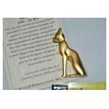 Museum Reproductions Goldtone Egyptian Sacred