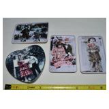 (4) Kim Anderson Pcs w/ Magnets + Porcelain