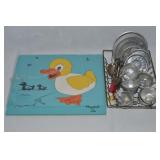 Vintage Playskool Duck 7pc Puzzle + Children's