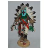 J Begay Signed Star Kachina Doll Statue 14.5't