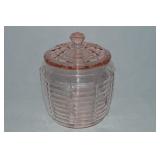 Anchor Hocking Pink Depression Glass Beehive