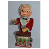 Vtg TN Japan Tin Battery Op Charlie the Bartender