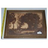 Antique Jean Baptiste Camille Corot Dance of the