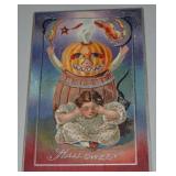 Antique Halloween No 5 Embossed Post Card w/