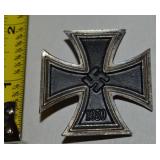WWII 1939 German Iron Cross Badge (See Photos)