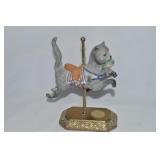 Vtg Tobin Fraley LE Carousel Cat Figure 7.5t
