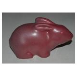 Van Briggle Mulberry Art Pottery Bunny Rabbit Fig