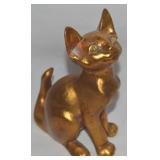 Vtg Freeman McFarlin Rutledge Gold Leaf Ceramic