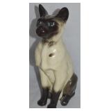 Vtg Beswick LRG Ceramic Siamese Cat Statue 13 5/8t