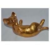 Vtg Freeman McFarlin Rutledge Gold Leaf Ceramic