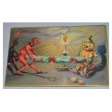 Antique Raphael Tuck Halloween Post Card No150