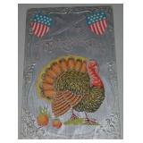 Antique Thanksgiving Day Embossed Post Card