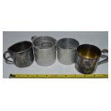 Lot of Vintage/Antique Silverplate Child
