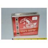 Vtg Gerett Thermometer Coin Bank Red Central