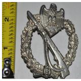 WWII German Infantry Assault Badge w/ Wilhelm