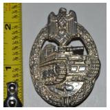 WWII German Army SS Panzer Assault Badge (See
