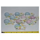 (10) Vtg Occupied Japan Ceramic Easter Bunny