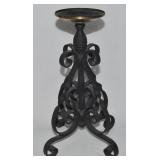 Vintage Gothic Style Wrought Iron Candle Stand