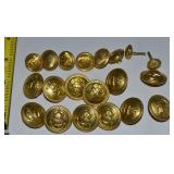 Germany Military Naval Officer Buttons Lot