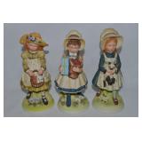 (3) 1973 World Wide Art Holly Hobbie Porcelain