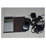Sharp Elsi Mate EL-326H Calculator + Samsung