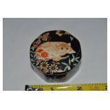Vtg Takahashi Porcelain Small Cat Trinket Box
