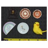 (6) Miniatures w/ Precious Moments, Porcelain