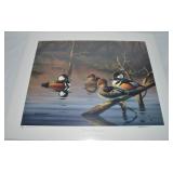 Mark S Anderson Signed LE Hooded Mergansers