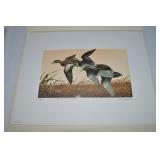 Paul F Bridgford Signed LE 266/600 1983 Iowa Duck