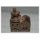 Antique AC Williams Cast Iron Building Still Bank