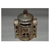 Antique AC Williams Cast Iron Domed Top Still Bank