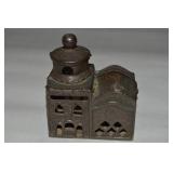 Antique AC Williams Cast Iron Building Still Bank
