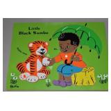 Vtg Sifo Little Black Sambo Wooden Jigsaw Puzzle