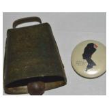 Antique Metal Cow Bell + Armand Cold Cream